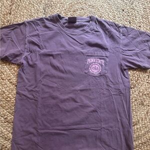 Comfort Colors Purple Penn State Men's Tee